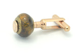 Tiger Eye Cufflink Ankers - pranga