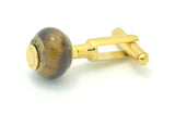 Tiger Eye Cufflink Ankers - pranga
