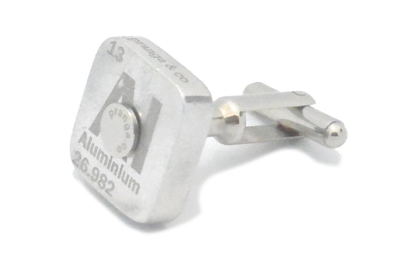 Elemental Al (Aluminium) Cufflink Ankers - pranga