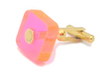 Light Crystal Pink Cufflink Ankers - pranga