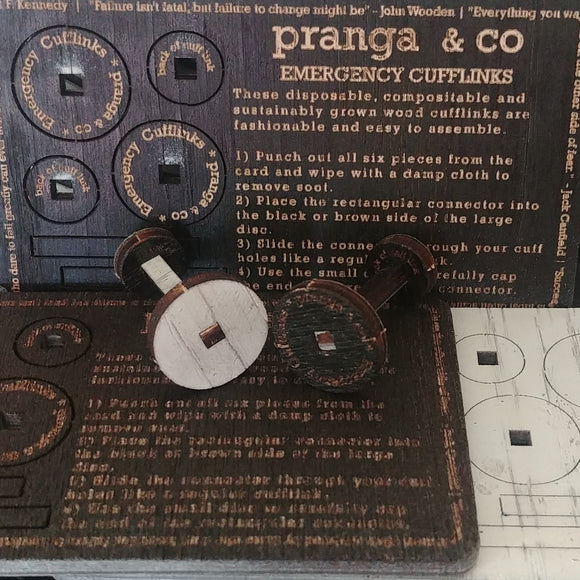 Emergency Cufflinks - pranga