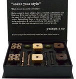 Curated Sustainable Growth Woods Cufflinks and Ankers - pranga
